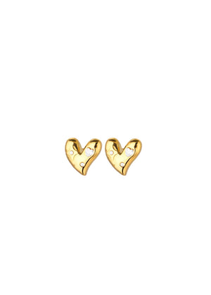 Carrie Heart Studs