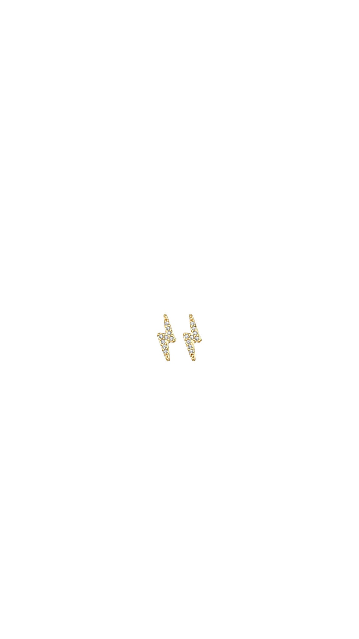 Mini Bolt Pave Studs