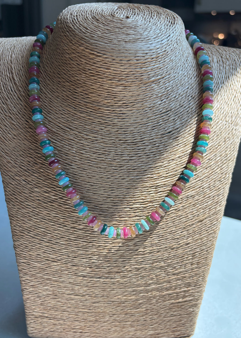 Candy Colored Gemstone Necklace