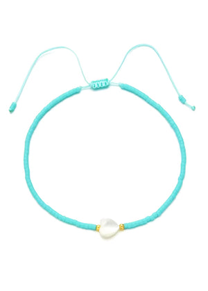 Turquoise Beaded Heart Bracelet