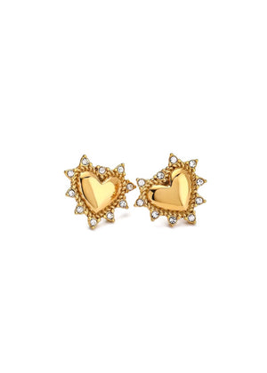 Hollis Heart Studs
