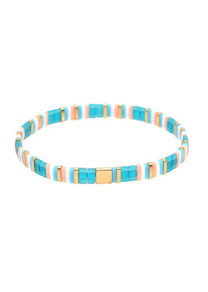 Turquoise Tila Bracelet