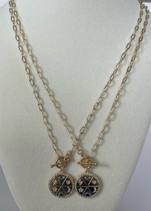 Good Luck Pendant Toggle Necklace