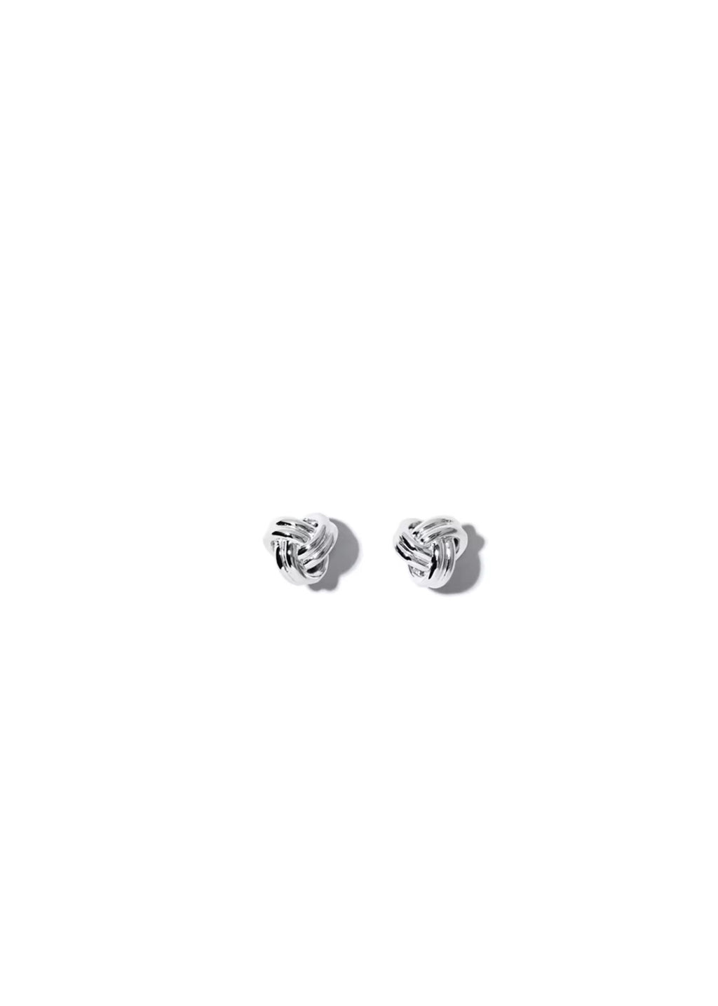 Lily Lovers Knot Small Studs - Sterling Silver