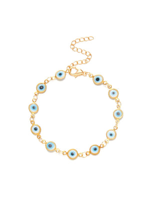Evil Eye Bracelet - White
